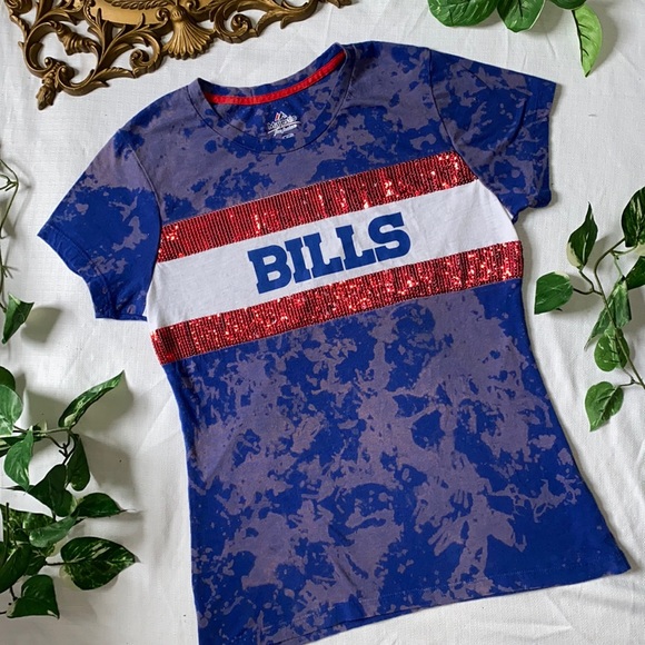 Majestic Tops - Buffalo Bills Tie Dye T-shirt